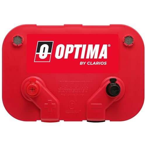 OPTIMA Batteries 34/78 High Performance RedTop Sealed AGM Car, Truck, and SUV Starting Battery, 800 CCA, Dual SAE and GM Terminals, Maintenance Free, Versitile Mounting