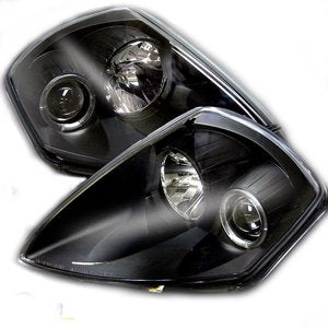 Winjet LED DRL Halo Projector Headlights Compatible with [2000 2001 2002 2003 2004 2005 Mitsubishi Eclipse 3G]