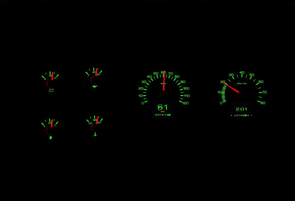 Dakota Digital Retrotech RTX-79C-PU-X Gauge Instrument System Compatible with 1973-87 Chevy Pickup, 1973-91 Chevy Blazer, GMC Jimmy and Suburbans. Styled after 1979-87 Chevy Pickup.