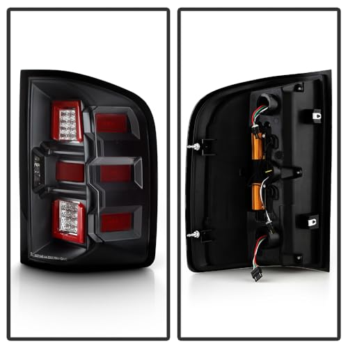 Chevy Silverado 1500~3500 Spyder (xTune) 07-13 /GMC Sierra 07-14 3500HD Full LED Tail Lights - Black