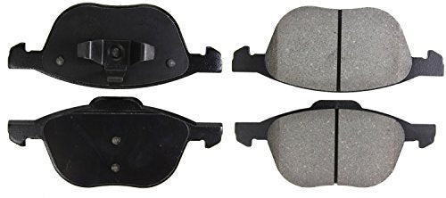 Sport StopTech Front Disc Brake Pads Set with Shims and Hardware - Fits Select Fiat, Ford, Mazda, Volvo Vehicles
