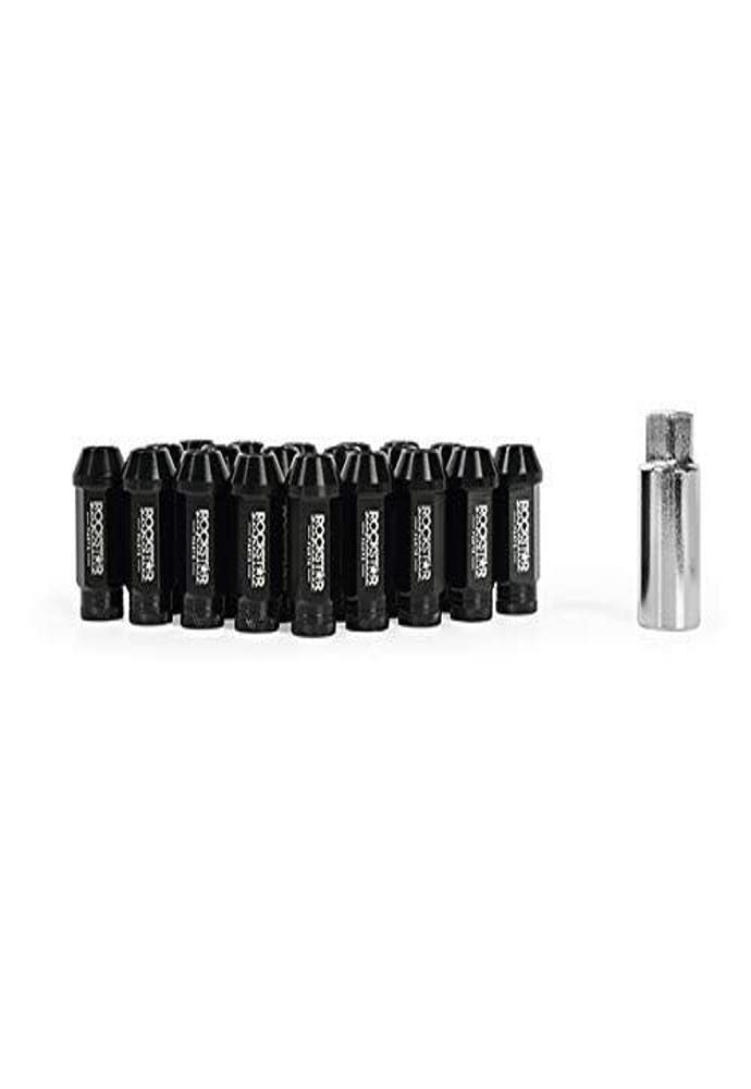 Mishimoto Aluminum Rockstar Locking Lug Nuts, M12 x 1.25, Black