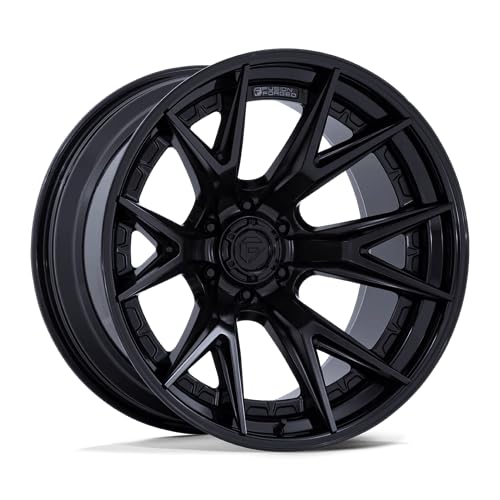 FUEL OFF-ROAD FC402 20X9 CATALYST 8X6.5 5.04 1mm MATTE BLACK WITH GLOSS BLACK LIP - FC402MX20908001