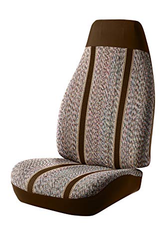 Custom Fit Fia TR42-38 BROWN Rear Seat Cover Split Seat 60/40 - Saddle Blanket, (Brown)