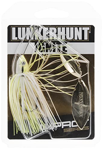 Impact Ignite Lunkerhunt | Spinnerbaits with 2 Willow Leaf Blades | Sink Fast Fishing Lure for Bass and Trout | Silicon Skirt, Swim Jig Saltwater and Deep Water Fishing Bait