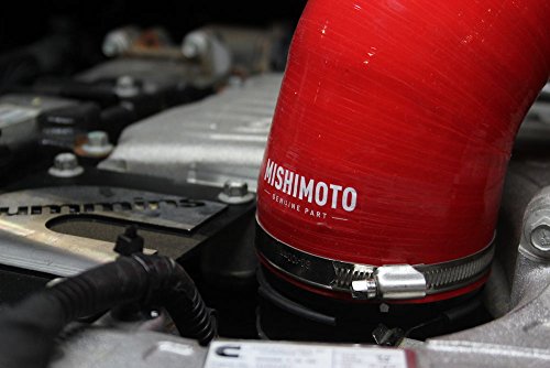 Mishimoto Silicone Induction Hose MMHOSE-XD-16IHRD Fits Nissan Titan XD 2016-2018 Red