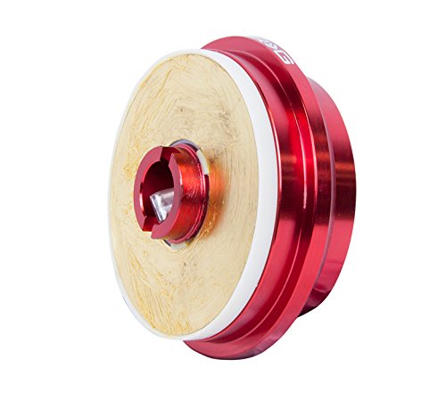 NRG Innovations Short Hub Racing Style Steering Wheel, Lockable Aluminum Steering Shaft, 6x70mm Bolt Pattern Quick Release Adapter Unit, Compatible With 94-02 Honda Accord, Red, NRG-SRK-130H-RD