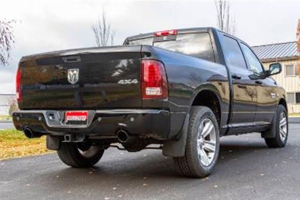 Flowmaster FlowFX 717860 Cat-Back Exhaust Kit Dual 2.5 Inch 409 Stainless Steel Tailpipes 4.5 Inch Black Ceramic 304 Stainless Steel Tips Compatible with 2009-2024 Classic Body Ram 1500 5.7L Hemi