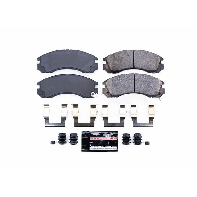 Power Stop Z23-530 Ceramic Brake Pads Front For Stealth, Eagle Talon, 3000GT, Diamante, Eclipse, Galant, Lancer, Montero, Montero Sport, Outlander, Outlander PHEV, Plymouth Laser [Model Specific]