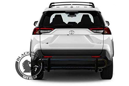 Rear Bumper Guard Black Double Tube Compatible with 2019-2024 Toyota RAV4|2021-2024 Toyota Venza-8D93947A