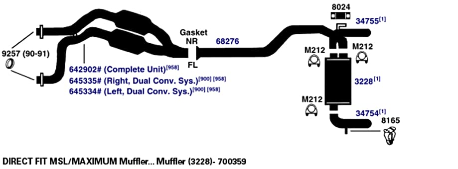 Exhaust AP Products Muffler 3228