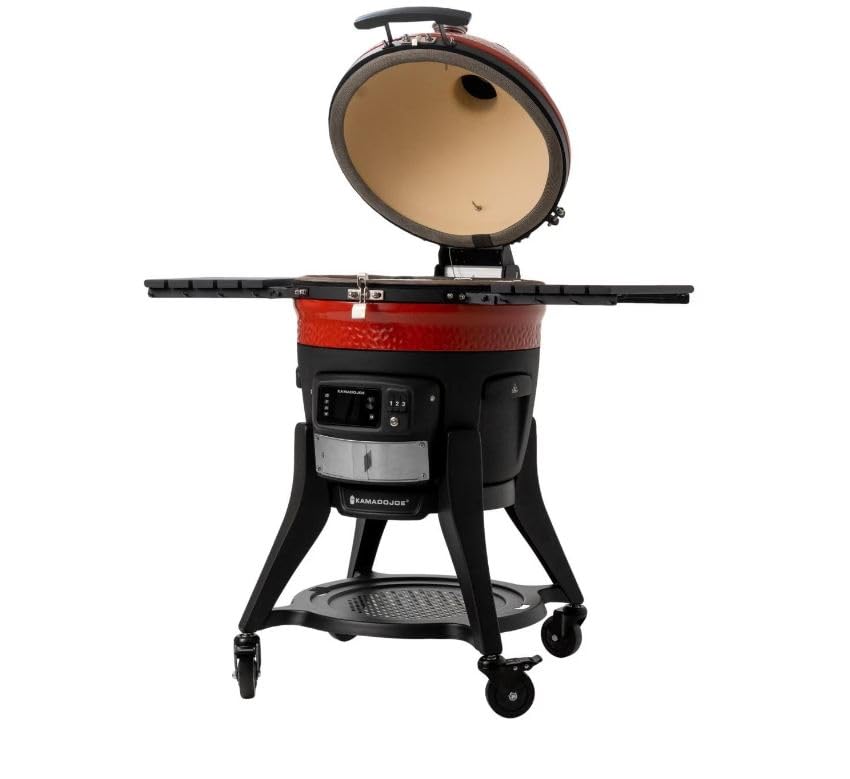 Kamado Joe 18 in. Konnected Joe Digital Charcoal Grill and Smoker with Auto-Ignition and Wi-Fi Temperature Control KJ15041123
