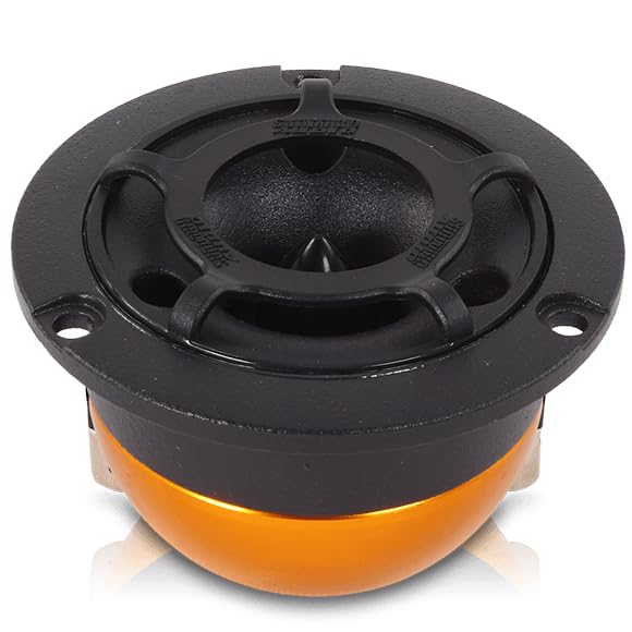 Audio Sundown BT-1R Super Tweeter with Grill - 100W RMS, 4 Ohm High-Sensitivity Car Audio Tweeter - 100dB, 4kHz-20kHz - Compact 1.6" Depth (Single)