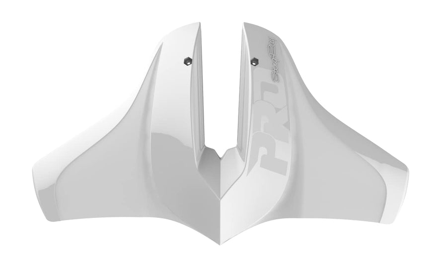 HYDROFOILS STINGRAY - Classic PRO Hydrofoils for 40-300 hp Boats (White) - Engine Stabilizer Fins for Outboard/Outdrive Motors - Made in The USA