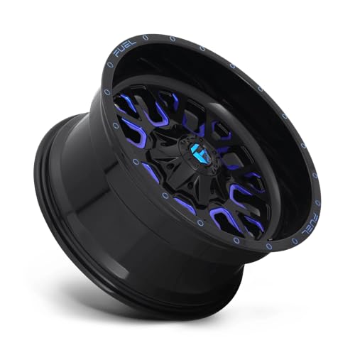 FUEL OFF-ROAD 18X9 STROKE 6X135/5.5 5.04 1mm GLOSS BLACK BLUE TINTED CLEAR - D64518909850