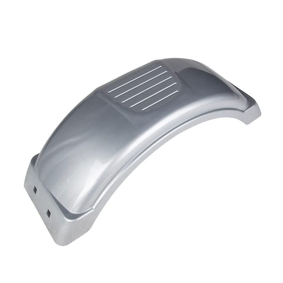 Fulton Plastic Trailer Fenders, 8-Inch -12-Inch Tire Size, Silver #008561