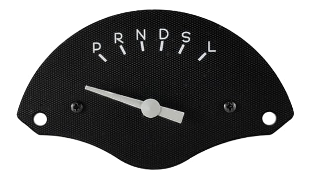 BE07B Classic Instruments Bel Era Gear Selector Gauge & SN46Z Black