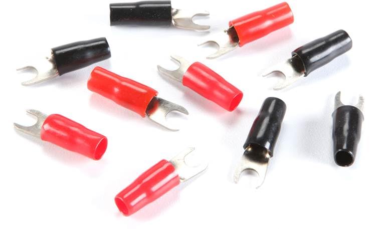 Spade Connectors Metra Brands 8Ga #10 5Pr Red/Black