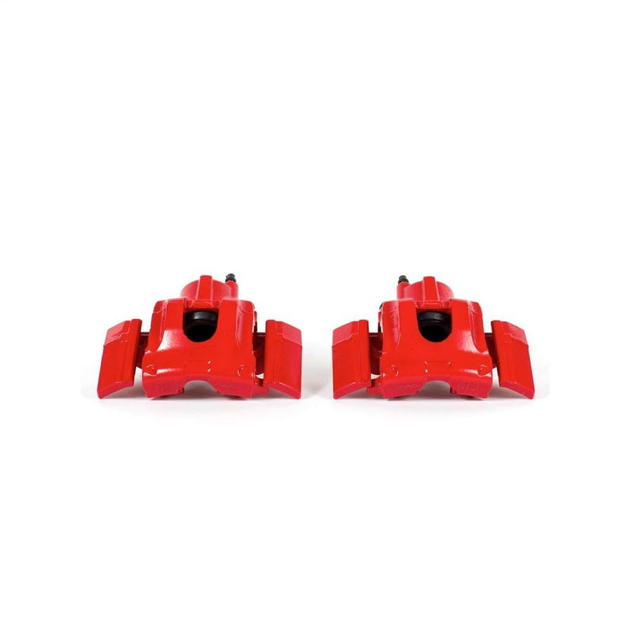 Power Stop Rear S5048 High-Temp Pair of Red Powder Coated Calipers For Ford Expedition 2007-2017, Lincoln MKT 2018, Lincoln Navigator 2007-2017 [Model Specific]