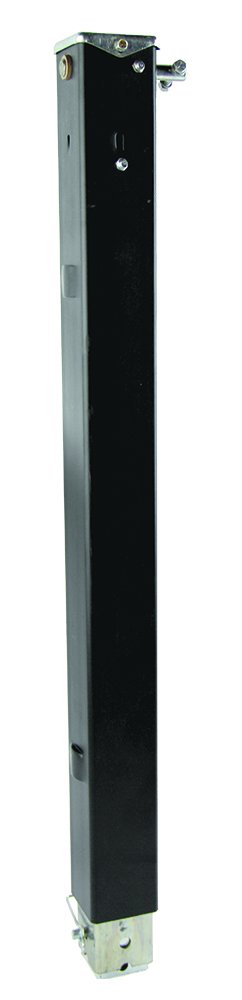 5th Wheel Lippert Landing Gear Follow Leg, 29-1/2" Universal Replacement with Snap Pin, Durable Powder-Coated Assembly - 179014, Black