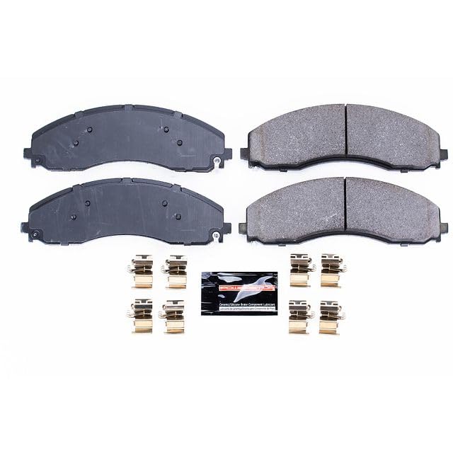 Power Stop Z23-2018 Z23 Evolution Sport Carbon Fiber Infused Ceramic Brake Pads with Hardware Front