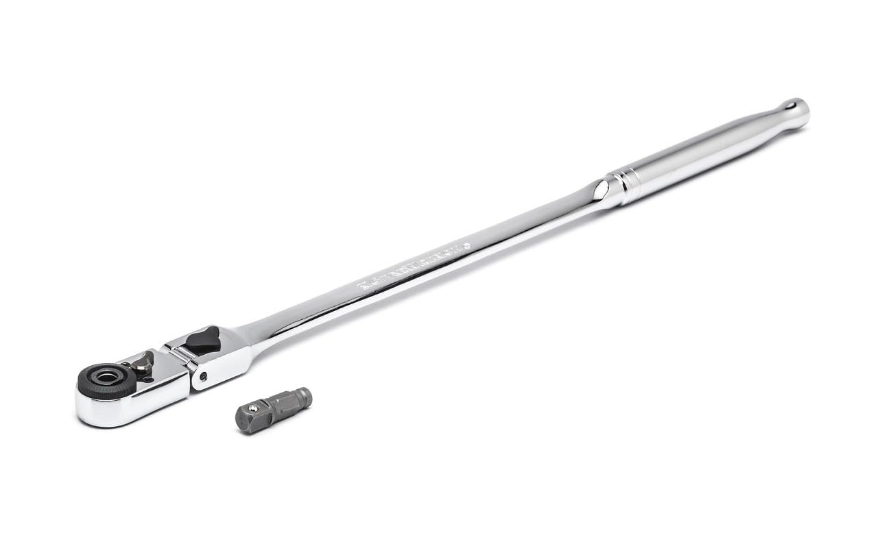 1/4" Drive GEARWRENCH 72 Tooth Quick Release Locking Flex Slim Head Ratchet, 12" - 81030