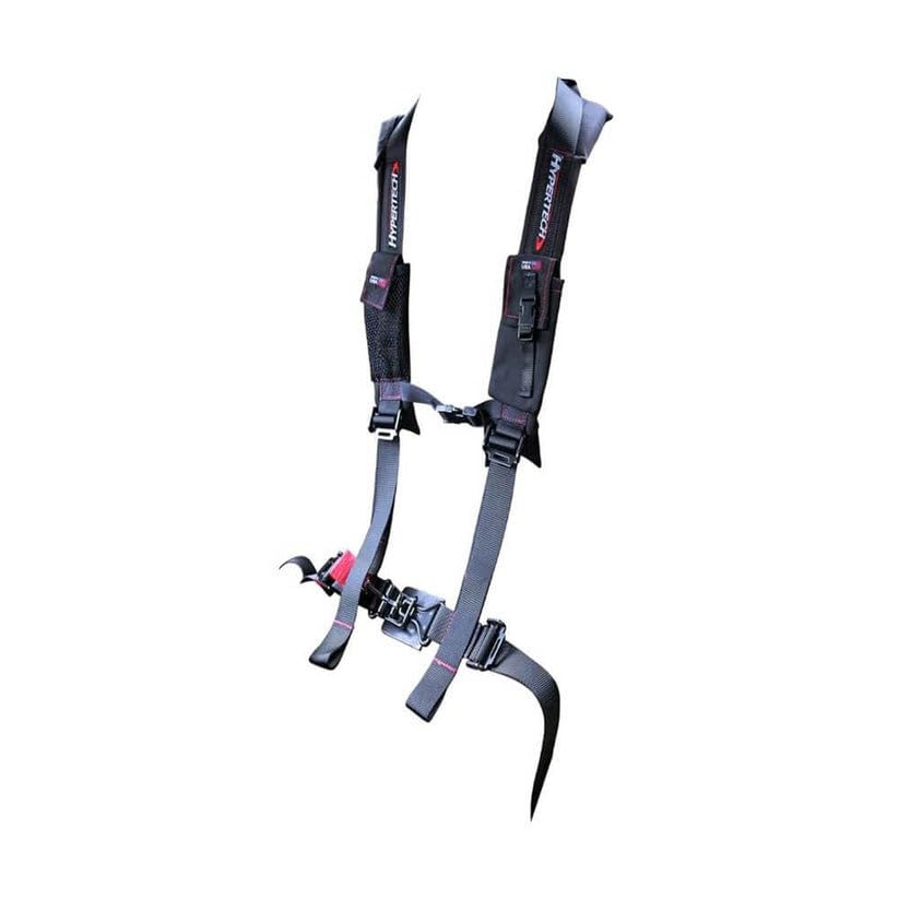 UTV Hypertech 3001003 4-Point Safety Harness, 2" Black Nylon Straps