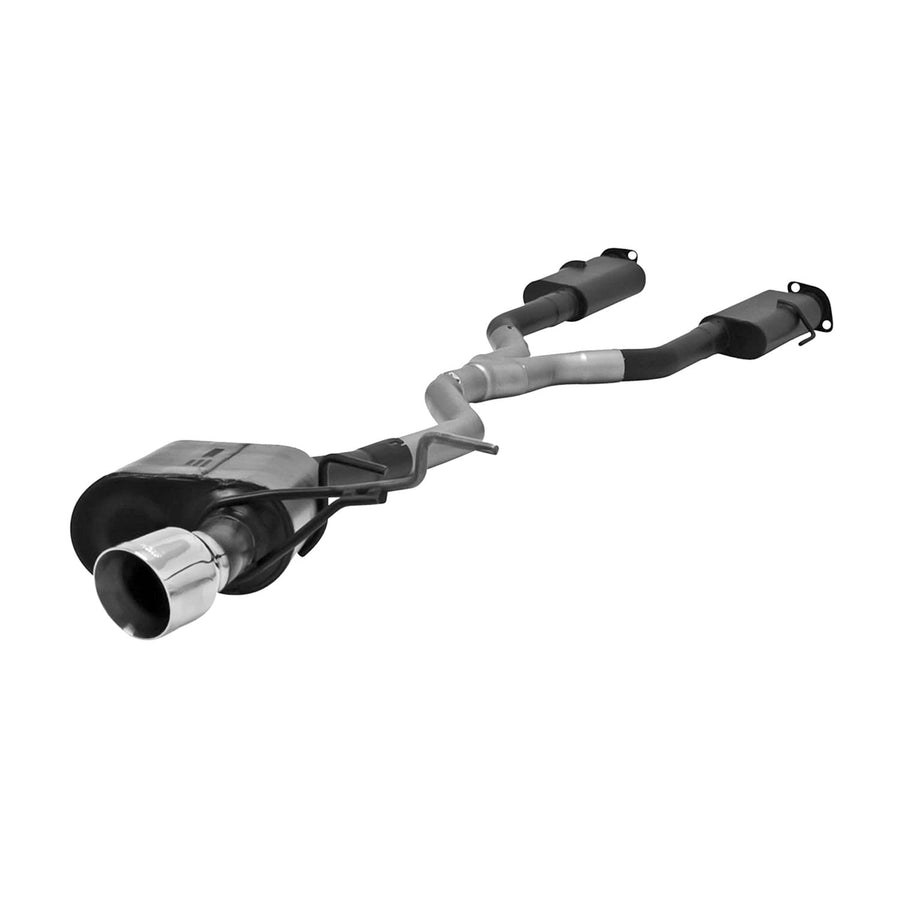 Flowmaster Force II 817628 Cat-Back Exhaust 2.5 Inch Single Outlet Stainless Steel 4 Inch Polished Tip Compatible with 2011-2022 Jeep Grand Cherokee (2022 Grand Cherokee WK Only) 3.6L V6