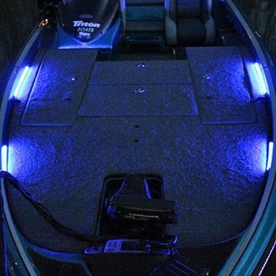 T-H Marine Front & Rear Deck LED Lighting Kit LEDBW-98-4-A-DP Amber