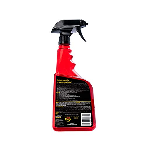 Hot Rims Meguiar's Chrome Wheel Cleaner, Deep Foaming Rim Cleaner Spray Formulated to Effectively Clean Chrome Wheels for an Impeccable Mirror-Like Shine, 24 Oz