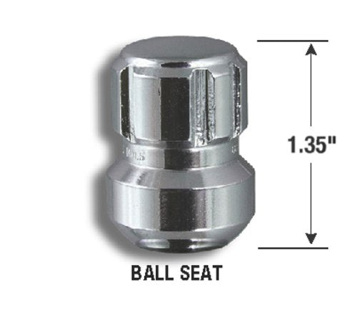 Honda/Acura Gorilla Automotive 38641N Chrome Ball Seat Wheel Locks (14mm x 1.50 Thread Size)
