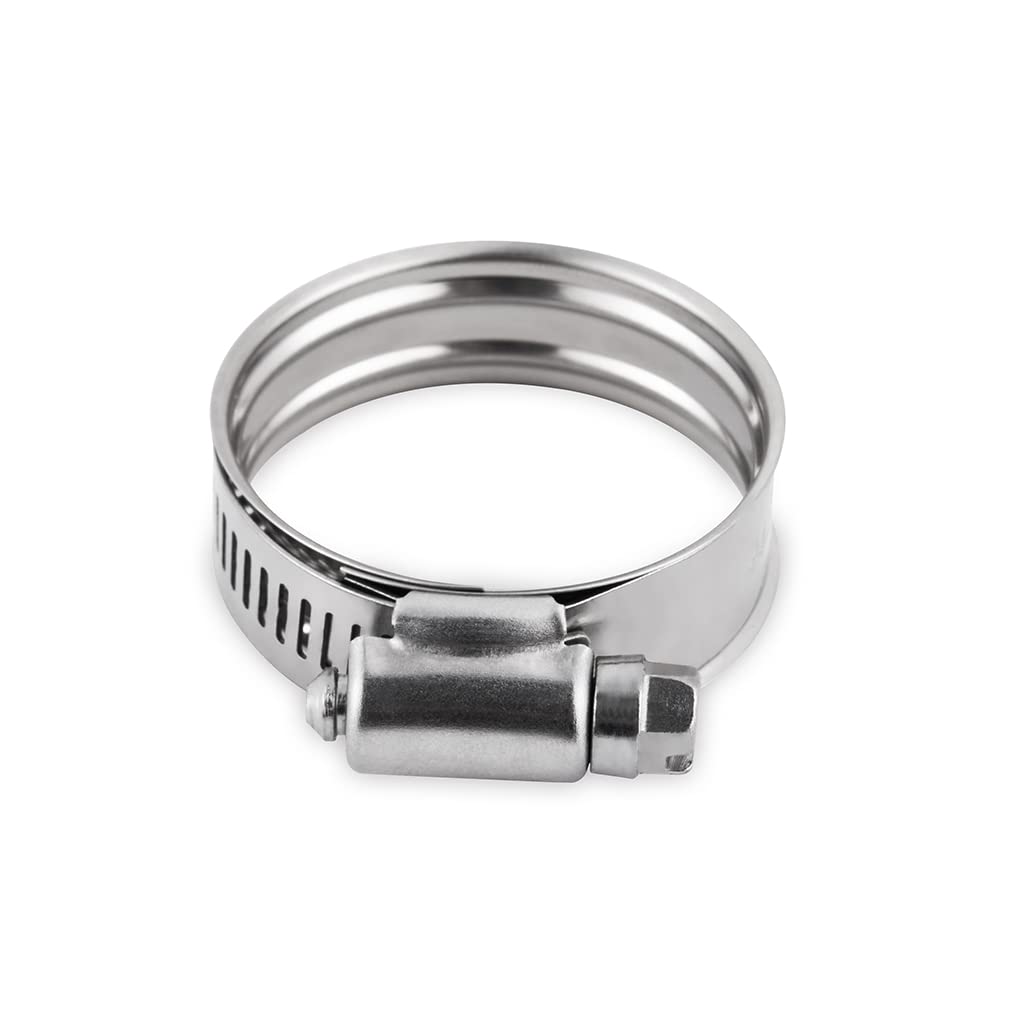 Mishimoto High Torque Sure Grip Protective Worm Gear Clamp, 1.54” – 2.2” (39mm – 56mm), Pack of 10