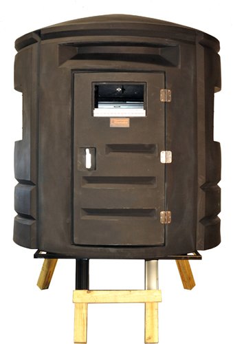 DEER BLIND SPORTSMAN'S CONDO SC4 72 in. Diameter: Black, Loaded