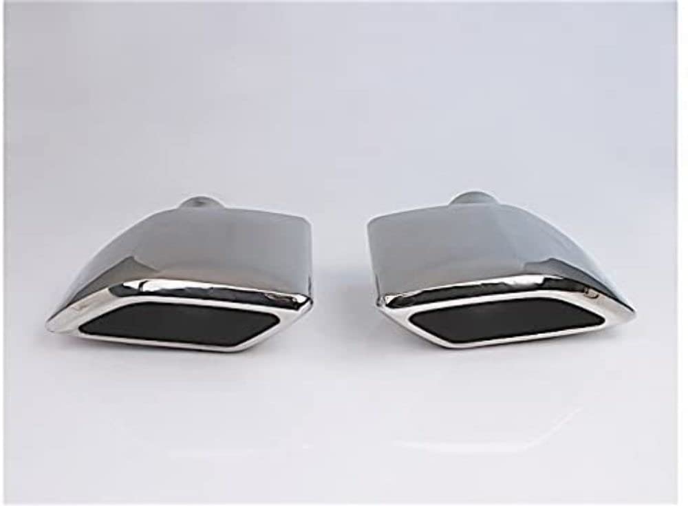 Different Trends Ss Universal Fit Double Wall Rectangular - Passenger Side Tip 2.25In Id - DT-24126R