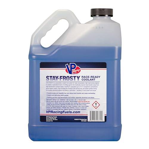 Stay Frosty VP Racing 23051 – Race-Ready Coolant with 100% Water-Based Formula - Gallon (Pack of 1)