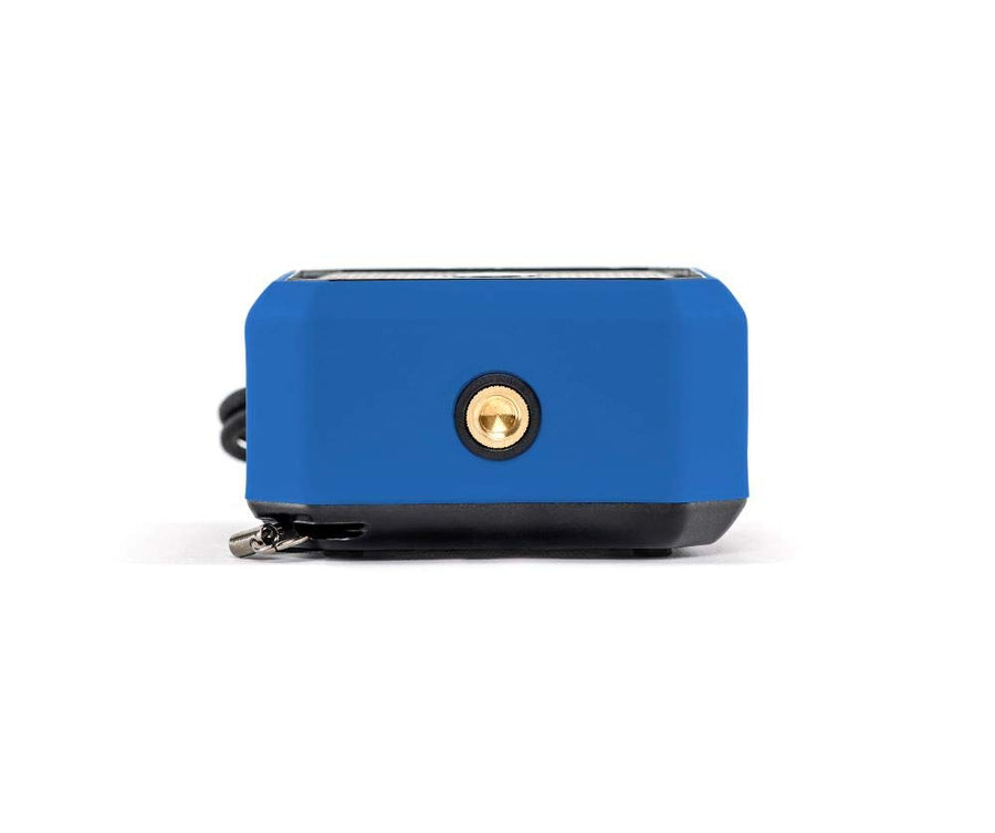 EcoPebble Lite GDI-EXPLT502 ECOXGEAR Rugged Waterproof Floating Portable Bluetooth Wireless 5-Watt Mini Smart Speaker (Blue)