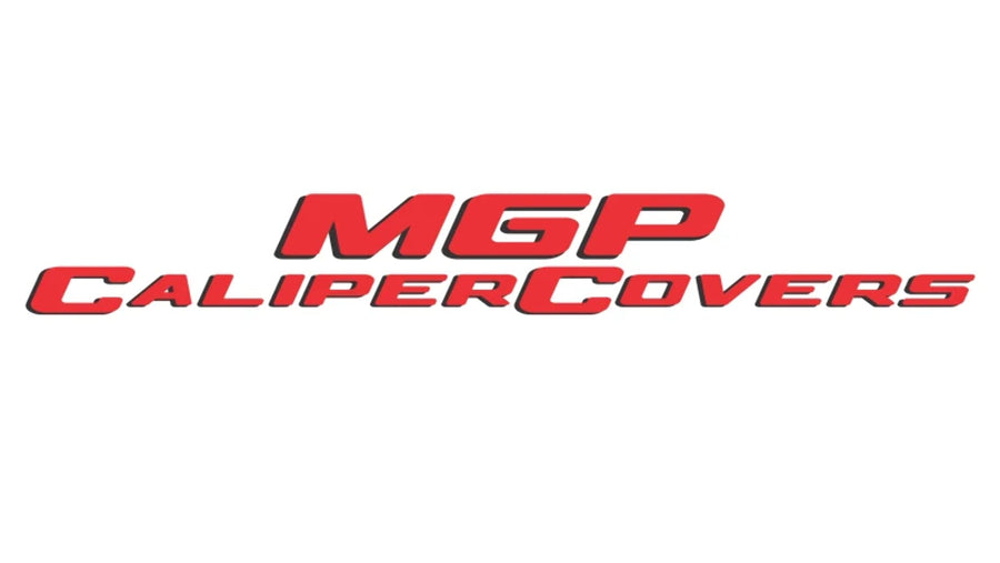 Brake Caliper Covers MGP - Compatible with 2019-2025 Acura RDX (Requires 18"+ Wheels) Powder-Coated Finish, 4 PCS Front and Rear (Red - Acura/RDX Engraving)