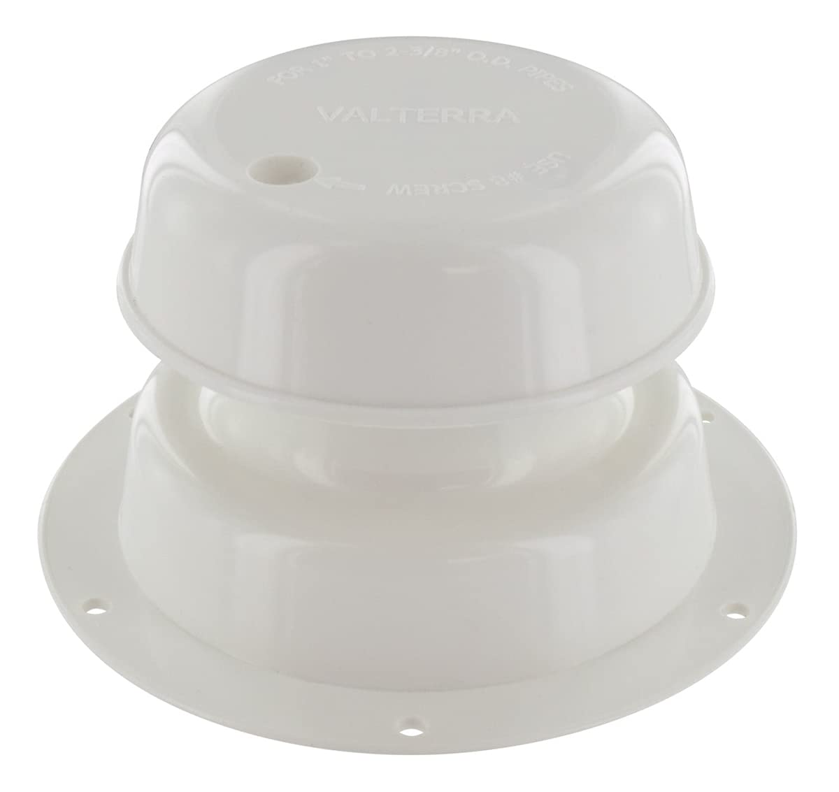Universal Plumbing Vent Kit Valterra A10-3389VP with Putty & Screws - White (Carded)