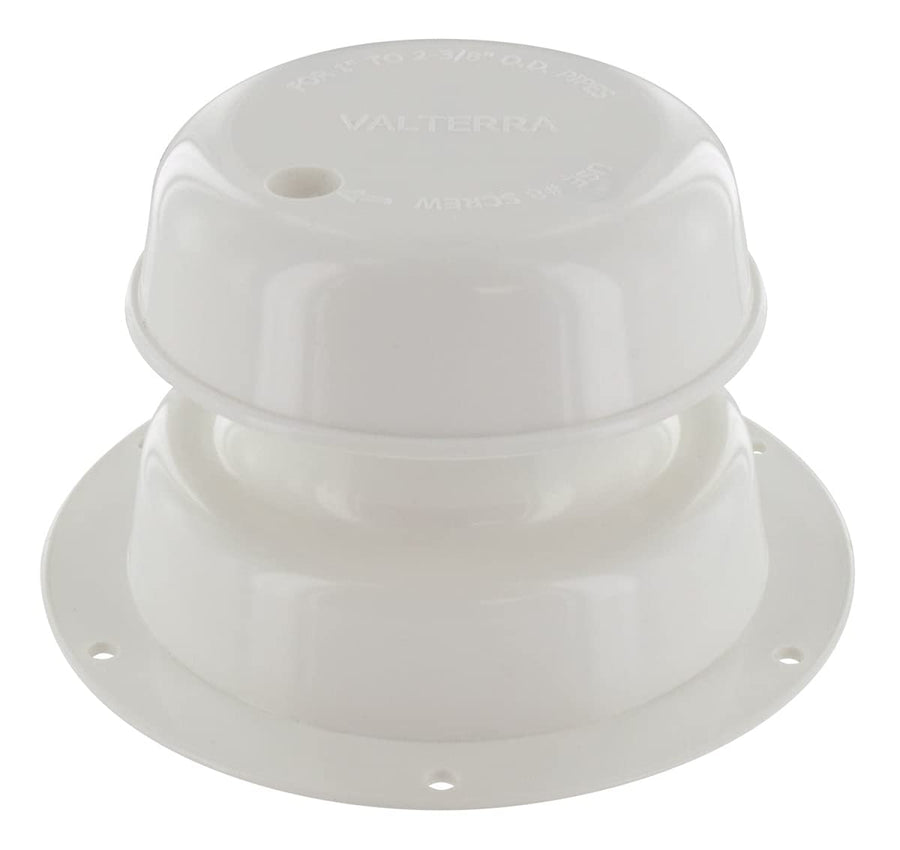 Universal Plumbing Vent Kit Valterra A10-3389VP with Putty & Screws - White (Carded)