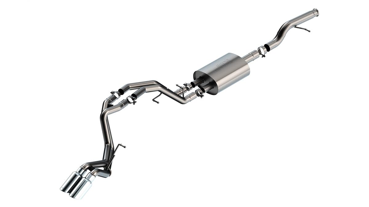 BORLA Cat-Back 140855 Perf. Exhaust System for 2021-2024 Chevrolet Tahoe LS/Tahoe LT/Tahoe RST/Tahoe Z71/ GMC Yukon SLE/Yukon SLT/Yukon AT4 5.3L V8 Automatic Transmission 2 & 4 Wheel Drive 4 Door