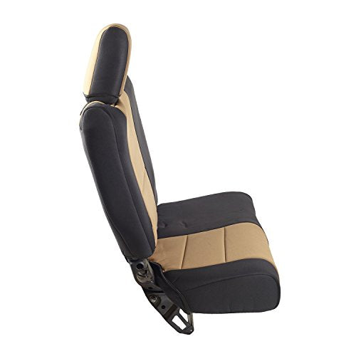 Neoprene Tan Smittybilt 46524 Rear Seat Cover