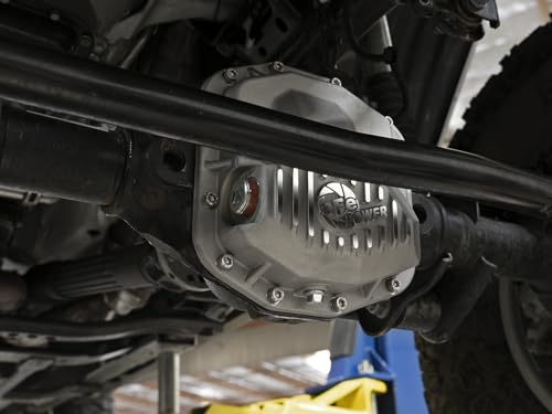 aFe POWER Front Differential Cover Street Series Raw w/Machined Fins - #46-71030A - Jeep Wrangler (JL) 18-23/ Gladiator (JT) 20-23 (Dana M210)