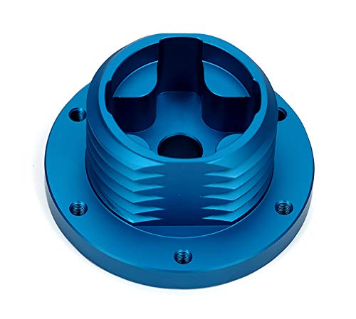 NRG Innovations Gaming Streering Wheel NRG-SRK-TMH-BL Short Hub Adapter 6x70mm Bolt Pattern, Blue Body