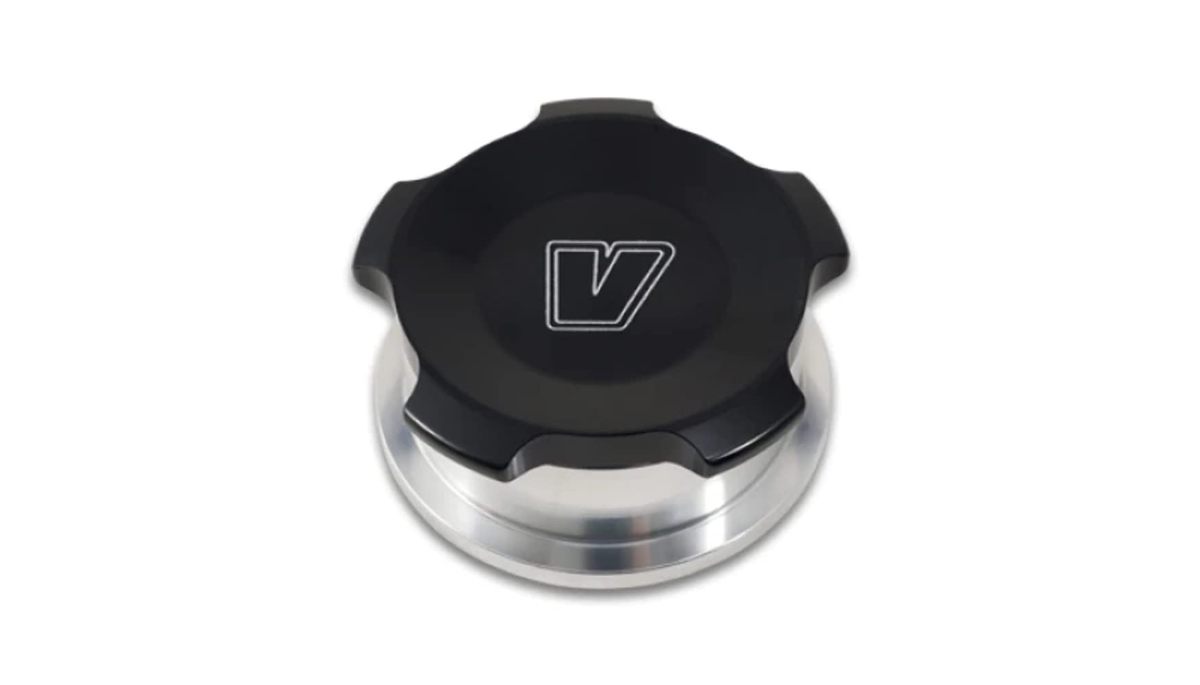 1.5in OD Vibrant Aluminum Weld Bungs w/Black Anodized Threaded Cap (incl. O-Ring)