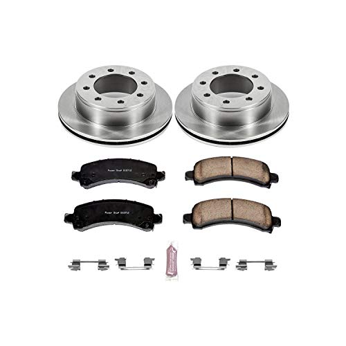 Power Stop KOE2044 Rear Replacement Brake Kit-OE Brake Rotors & Ceramic Brake Pads Autospecialty