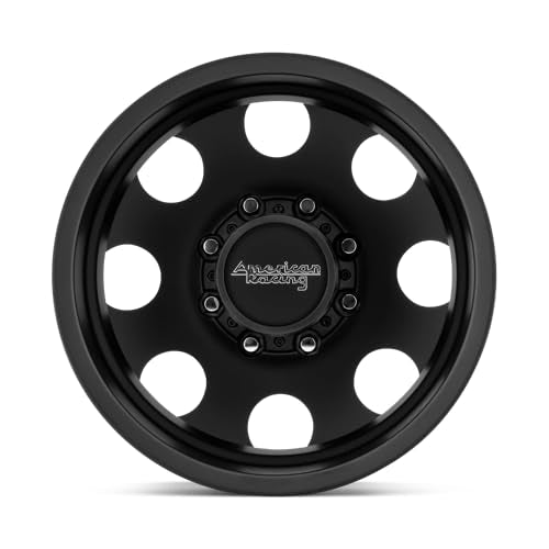 AR204 BAJA DUALLY American Racing 16X6 8X170-1.78 -134mm SATIN BLACK - REAR - AR204660877134N