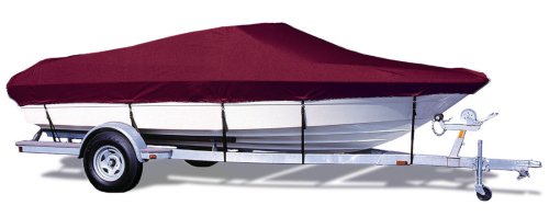Taylor Made Products Semi-Custom Trailerite Boat Cover for Flats Boats with Outboard Motor, Multiple Sizes and Colors