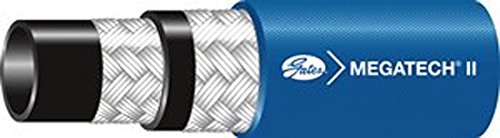 MegaTech II Gates 174-0024-0100 Synthetic Rubber, SAE 100R2, Type AT, ACP Carton Pack, 100' Length, 10.5" ID, 1500 Working PSI, 40°F to +300°F Temperature Range