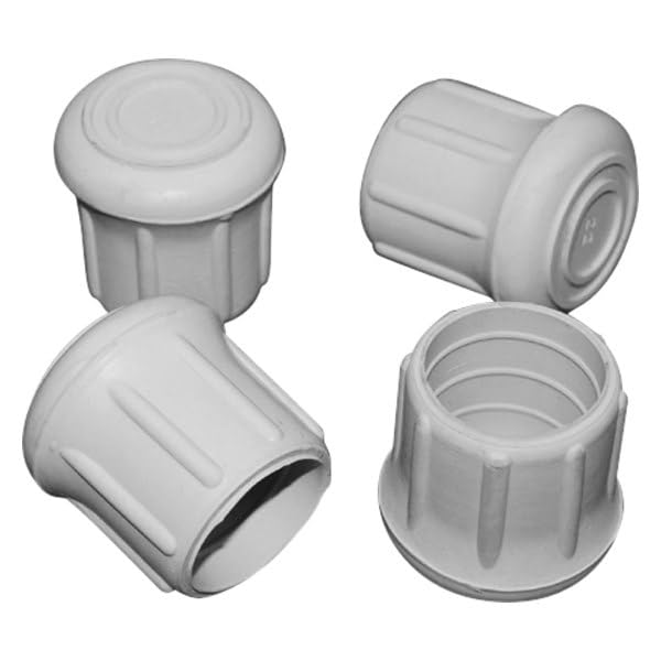 Rubber Chair Tips TAYLOR MADE PRODUCTS fits 7/8" tubing White