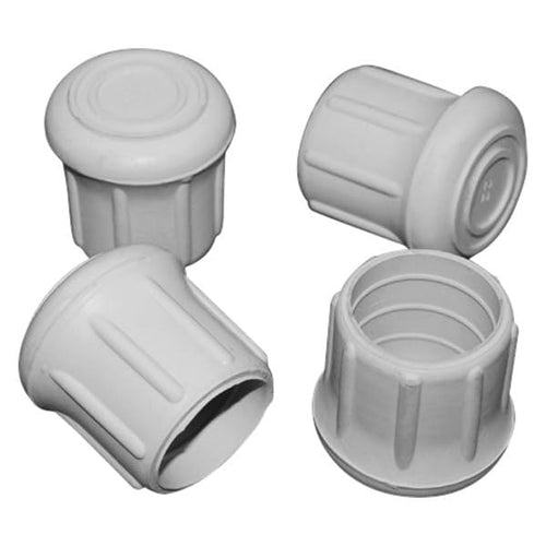 Rubber Chair Tips TAYLOR MADE PRODUCTS fits 7/8" tubing White